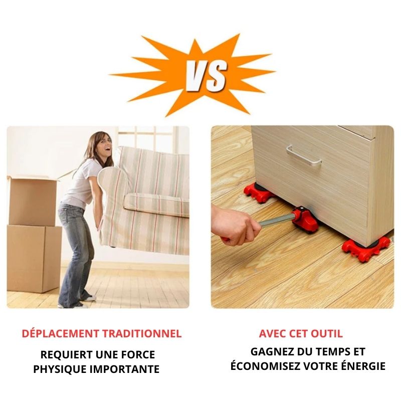 Kit de Levage et Déplacement pour Objets Lourds
