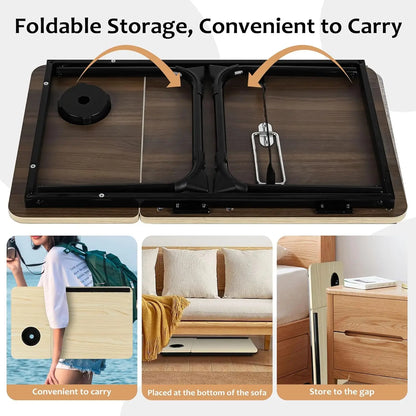 Table Pliante Ajustable  : Travaillez Confortablement Partout !