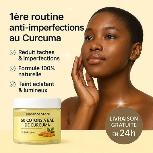 Coton Nettoyant au Curcuma