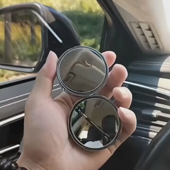 Miroirs d'angle mort 360°, la paire gauche et droite en action